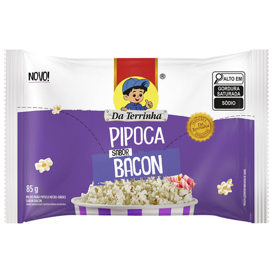 Da Terrinha Microwave Popcorn Bacon Flavor 85g