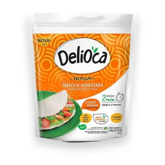Da Terrinha Cassava Starch "Tapioca" Delioca Premium (Individual Pouch) 560g