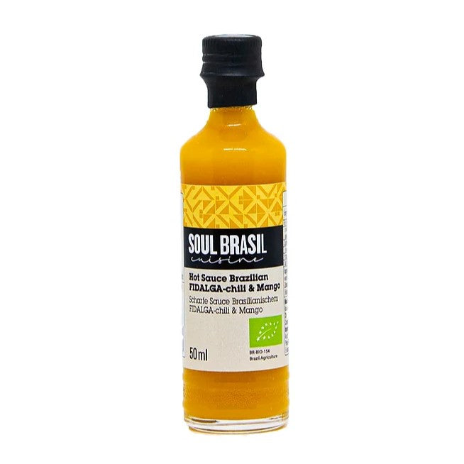 Soul Brasil Fidalga Pepper and Ubá Mango Hot Sauce 50ml - USDA Organic