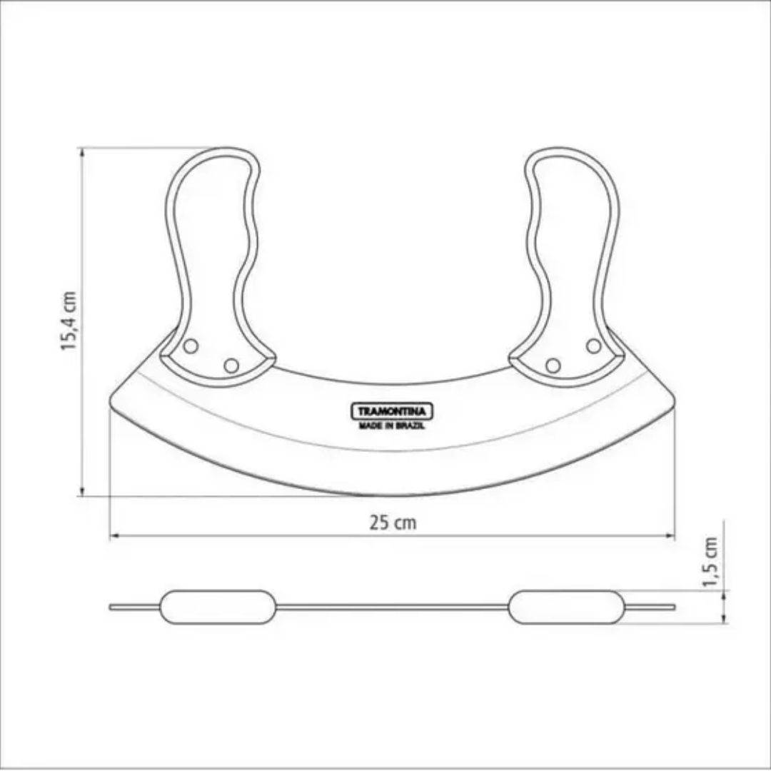 Tramontina Mincing Knife Polywood