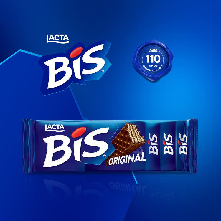 Lacta Bis Chocolate Wafer Biscuit 126g