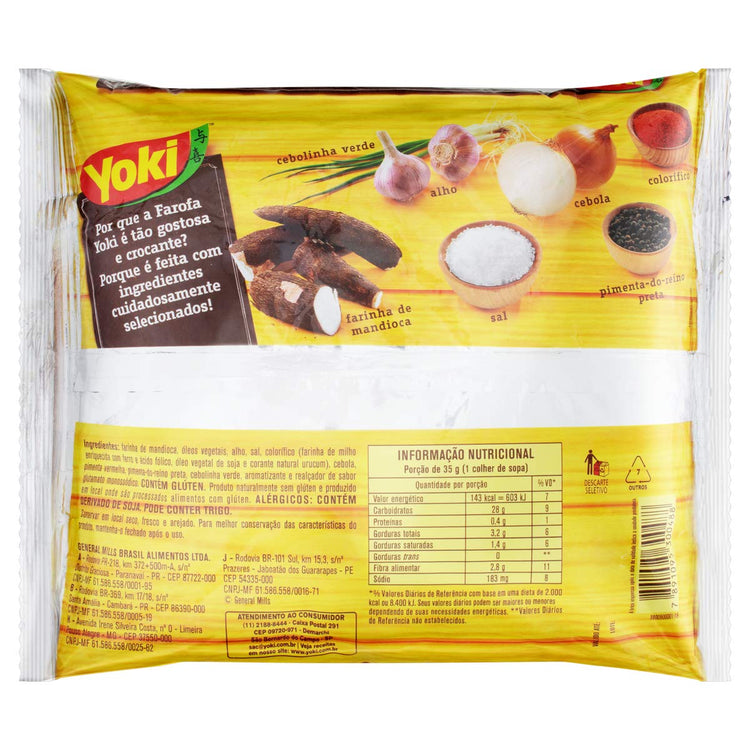 Yoki Seasoned Toasted Cassava Flour 400g