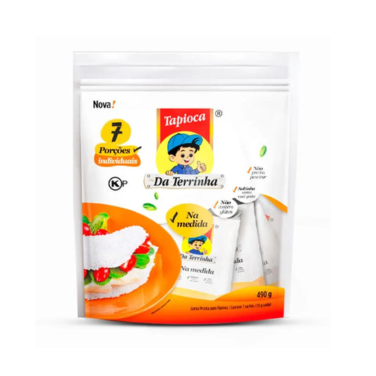 Da Terrinha Cassava Starch "Tapioca" (Individual Pouch / Na Medida) 490g