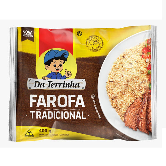 Da Terrinha Seasoned Cassava Flour "Farofa" 400g
