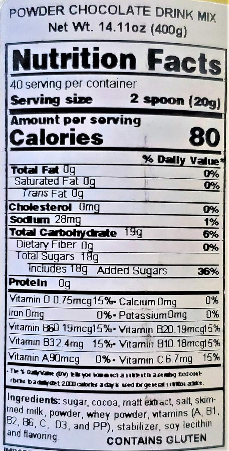 Toddy Original Chocolate Powder 370g