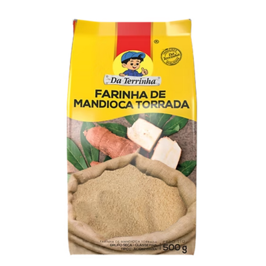 Da Terrinha Toasted Cassava Flour "Farinha de Mandioca Torrada" 500g