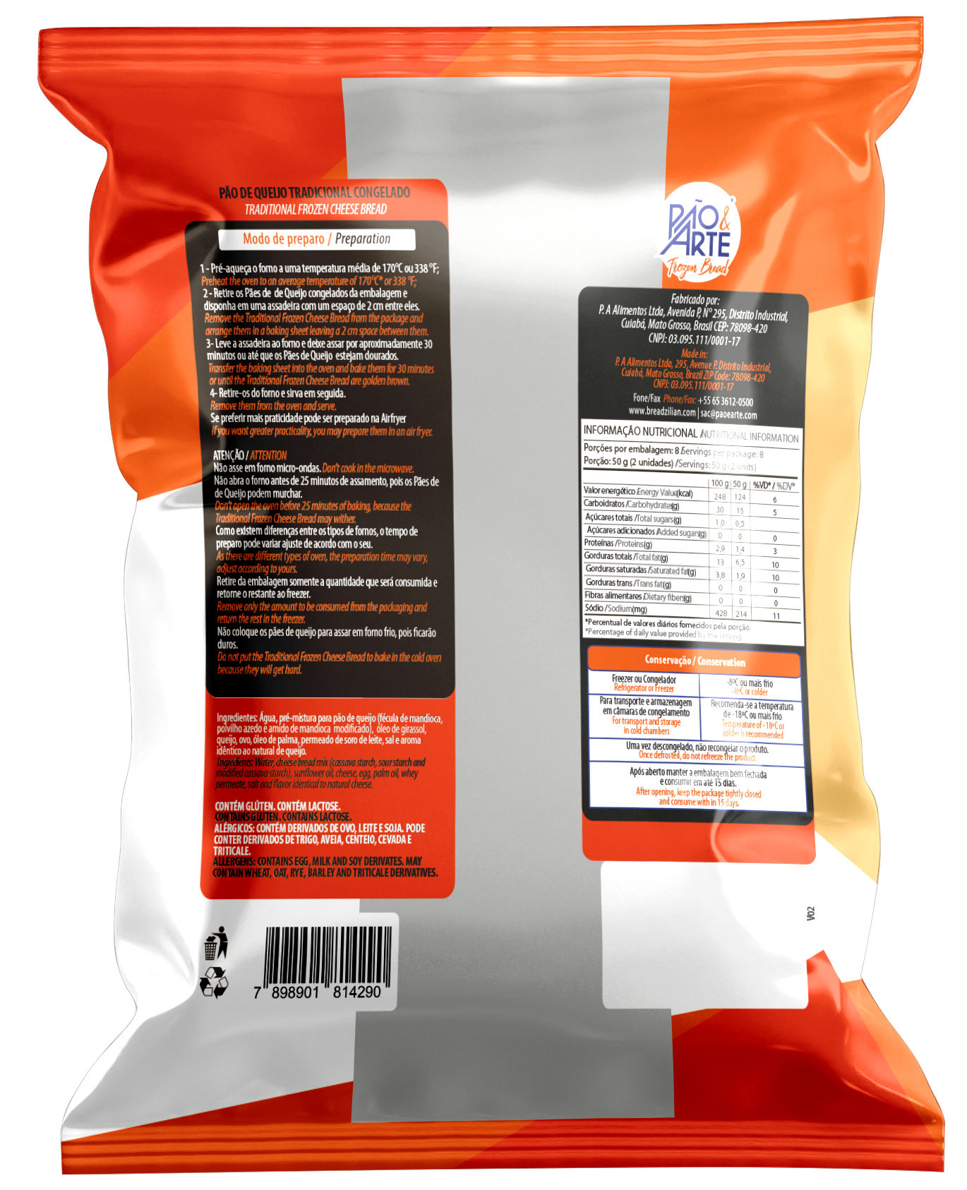 Breadzilian Cheese Ball Traditional 400g