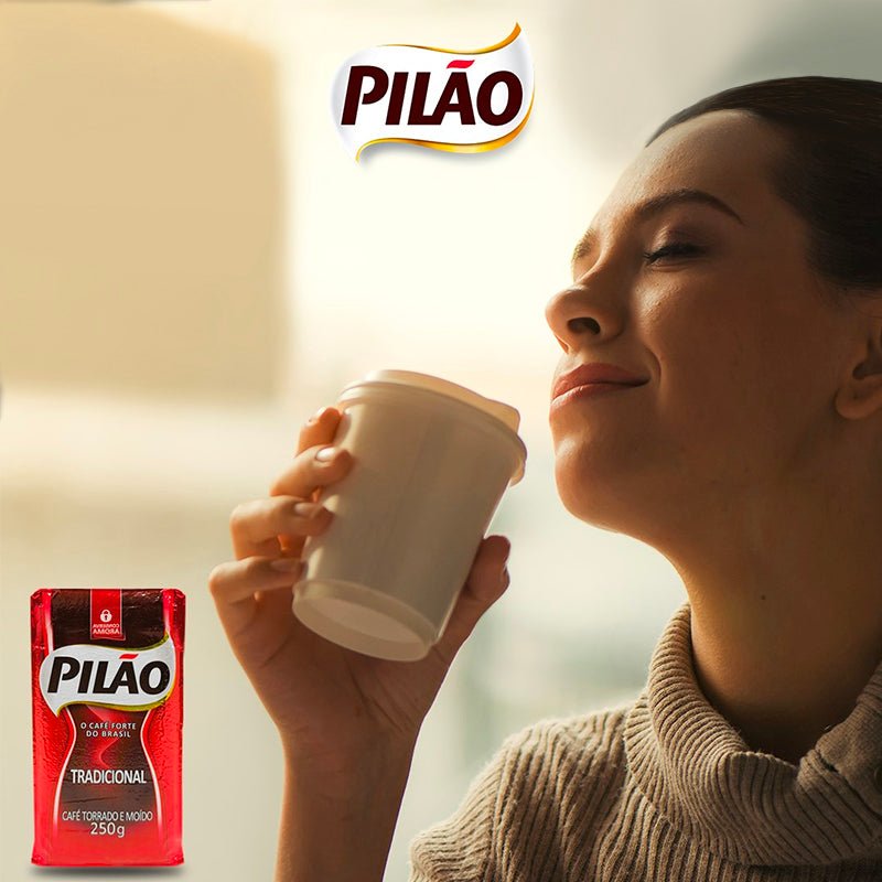 Pilão Roasted Brazilian Coffee 250g Traditional - Ground