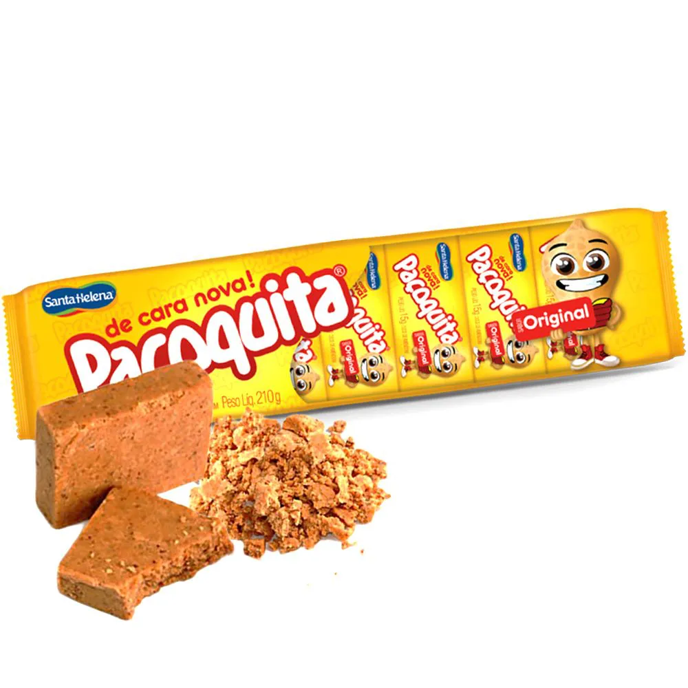 Santa Helena Peanut Candy Tablets "Paçoquita" 210g