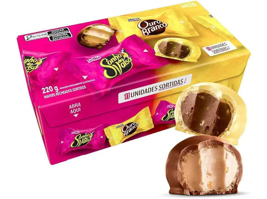 Lacta Sonho de Valsa & Ouro Branco Mixed Box 220g
