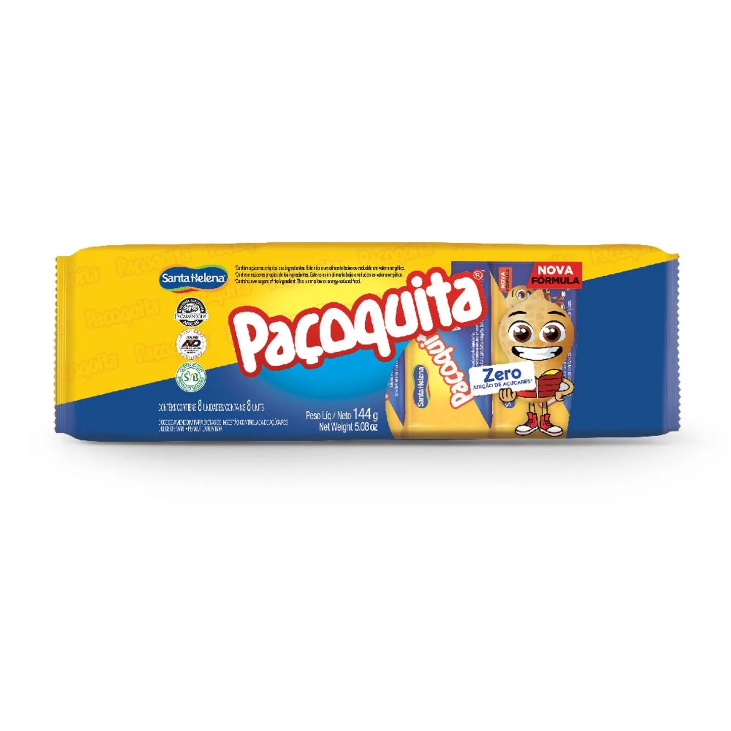 Santa Helena Peanut Candy "Paçoca" Zero 144g