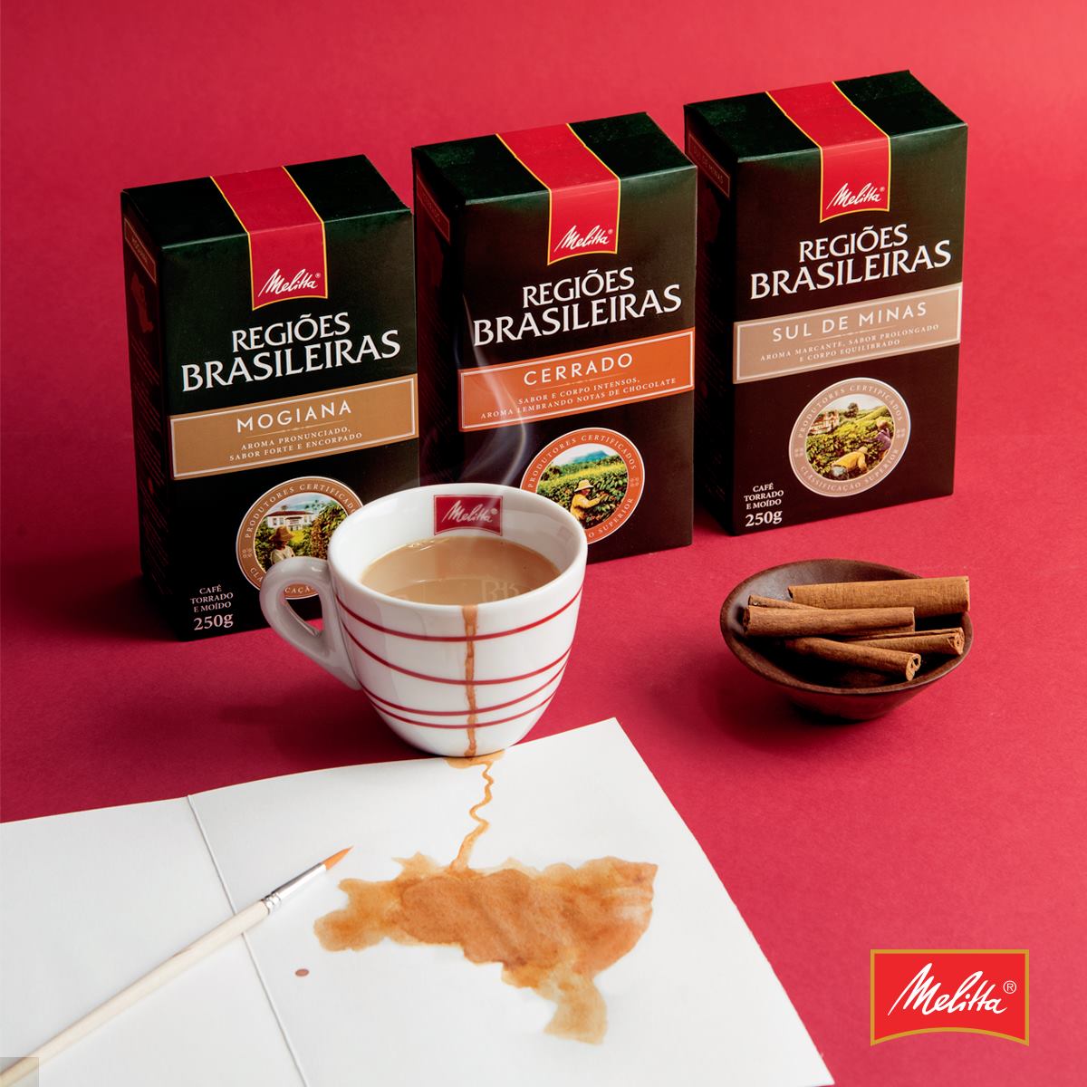 Melitta Gourmet Coffee Brazilian Regions Mogiana 250g - close to expire