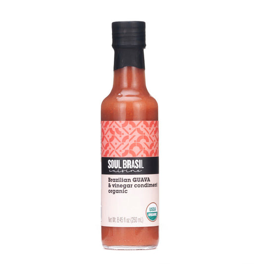 Soul Brasil Guava Vinegar Condiment 250ml - USDA Organic - CLOSE TO EXPIRE