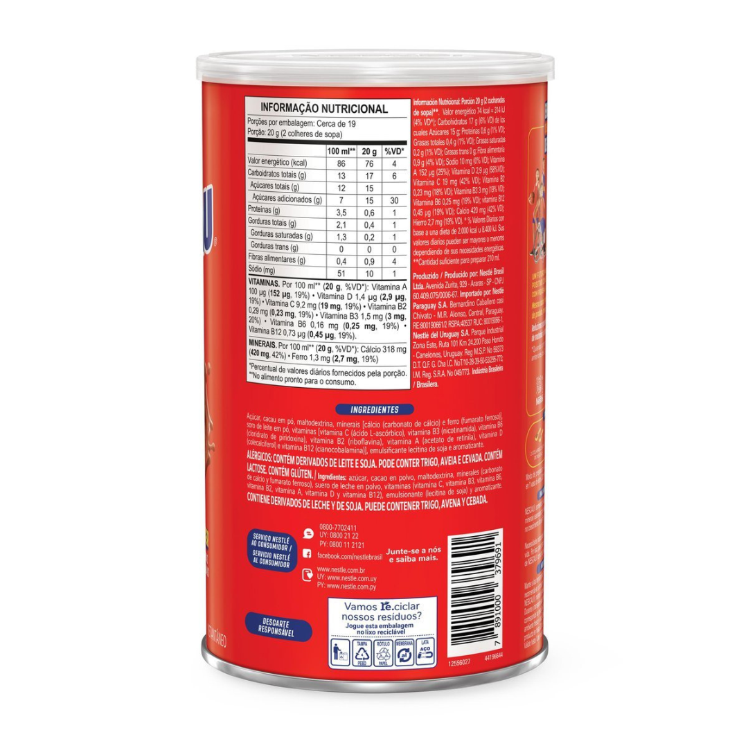 Nestlé Nescau Chocolate Powder 370g - close to expire