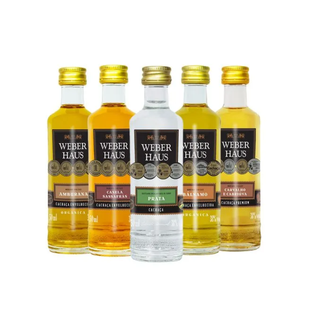Weber Haus Kit Cachaça Collection 5 x 50ml