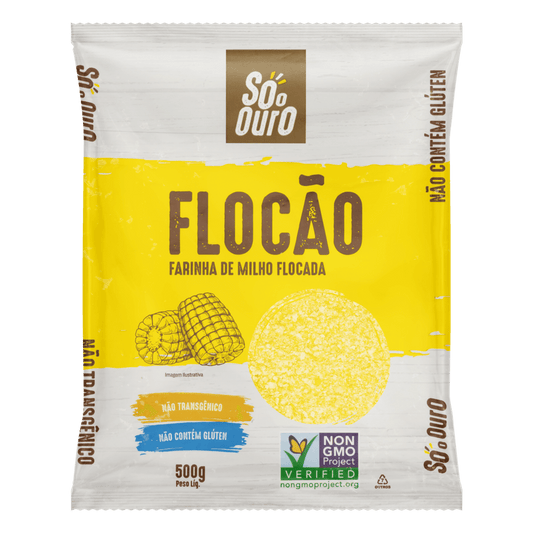 Só o Ouro Flaked Corn Flour (Flocão) 500g