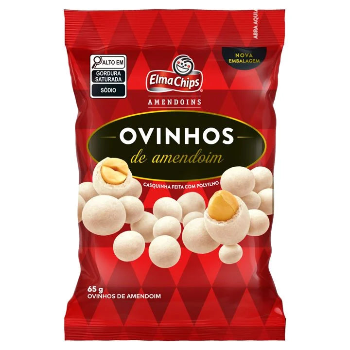 Elma Chips Peanut Snack "Ovinhos" 65g