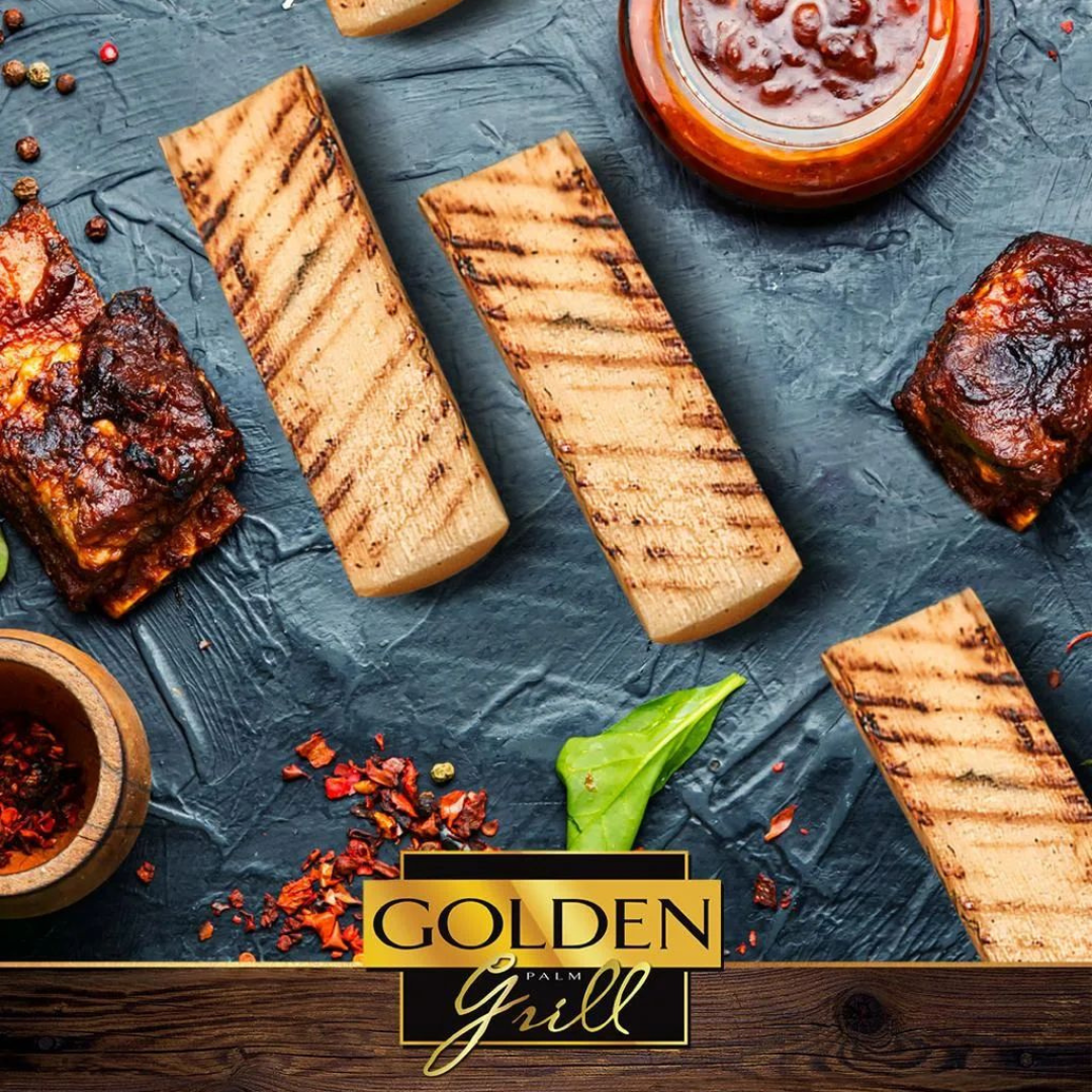 Golden Palm Grill Palmito Pupunha 510g - close to expire