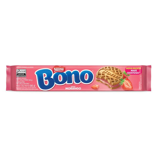 Nestlé Bono Strawberry Filled Cookies 90g