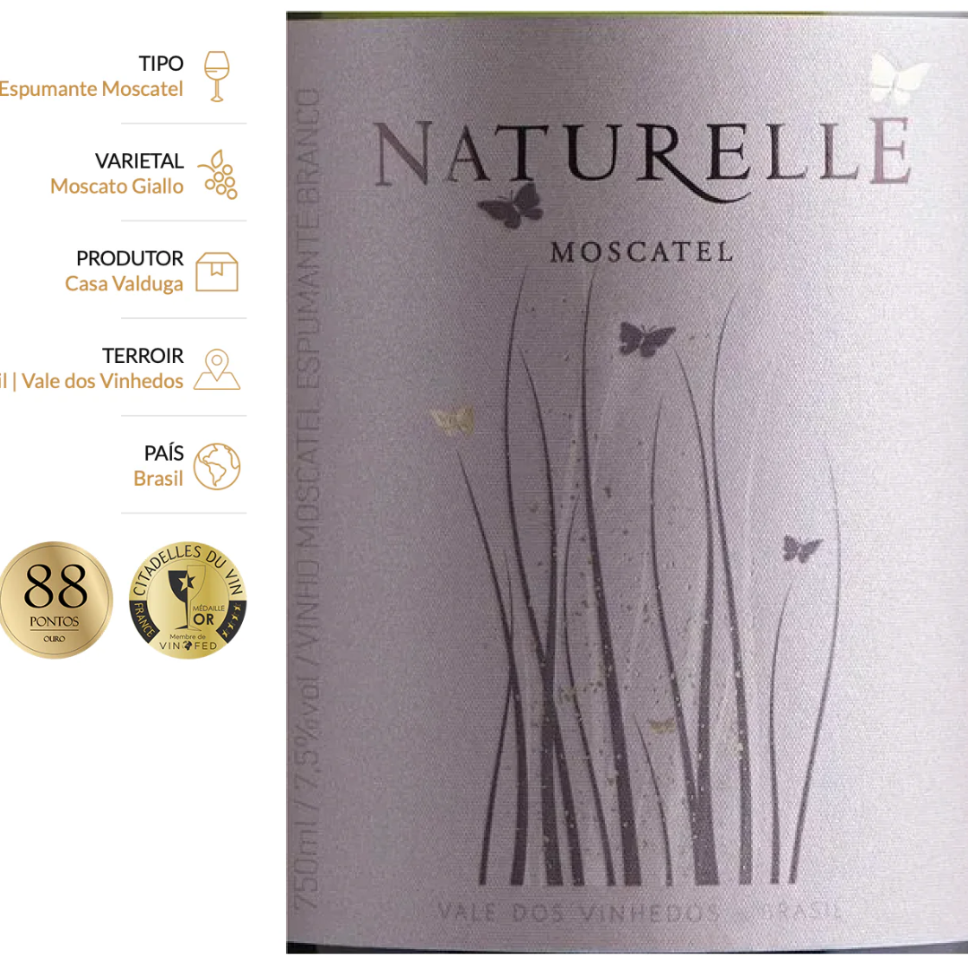 Casa Valduga Naturelle Moscato Sparkling Wine