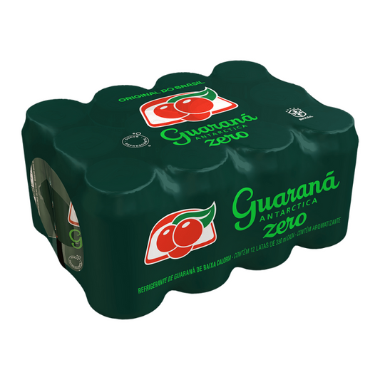 Guaraná Antarctica Zero Sugar 350ml - 12 cans (Buy 11+1 can FREE)