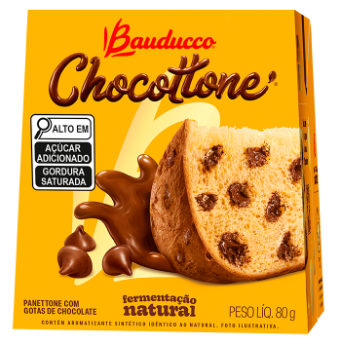 Bauducco Chocolate Chip Panettone Mini "Chocottone" 80g