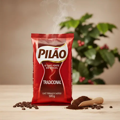 Pilão Roasted Brazilian Coffee 500g - Ground