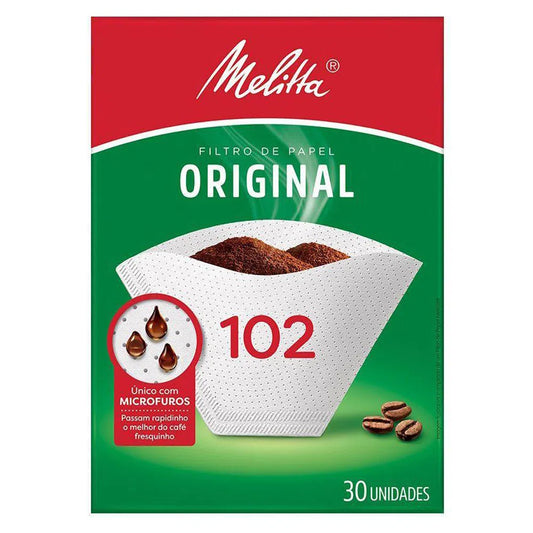 Filtro de papel de café Melitta 102 (30 contagens)