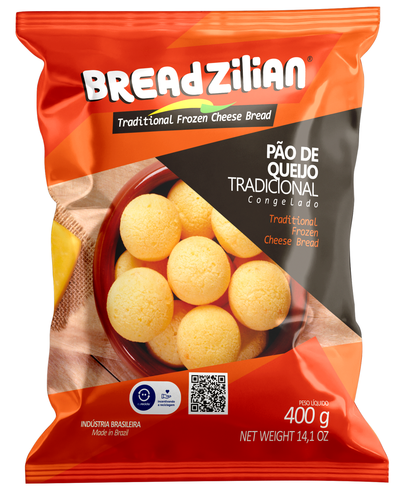 Breadzilian Cheese Ball Traditional 400g