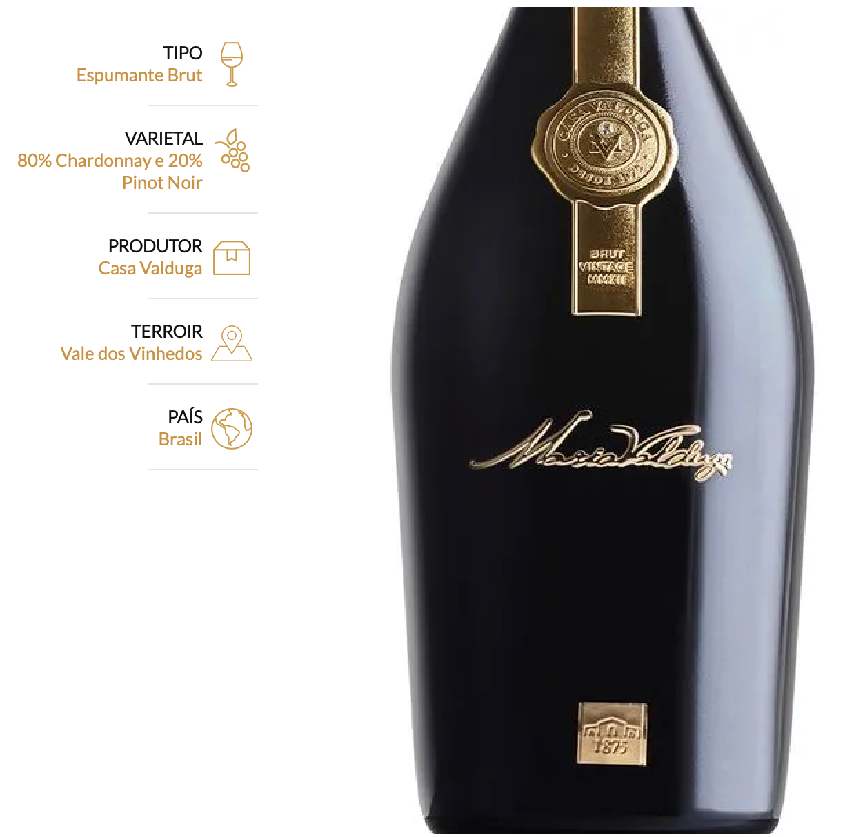 Casa Valduga Maria Valduga Sparkling Wine 12.5% 750ml