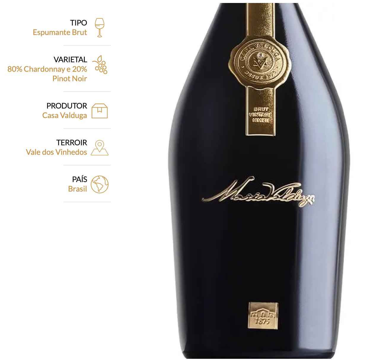 Casa Valduga Maria Valduga Sparkling Wine 12% 750ml