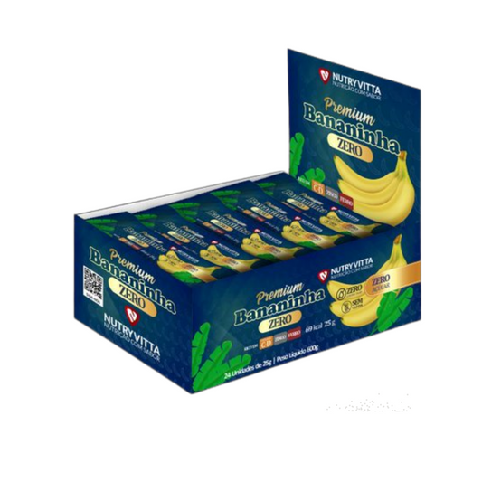 Banana Paste Bar Zero Açúcar 24 x 30g