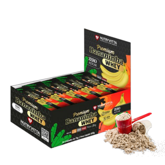 Banana Paste bar with Whey Protein 24 x 30g