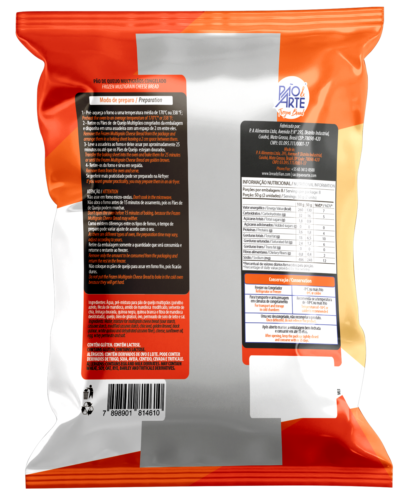 Breadzilian Cheese Ball Multigrain 400g