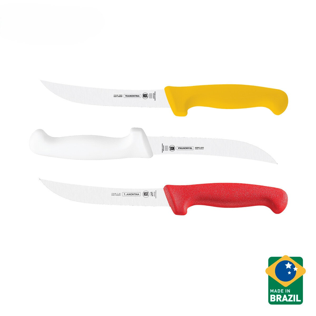 Tramontina Boning Knife with Antibacterial Protection Handle 6" (Professional Master) 3 Colors
