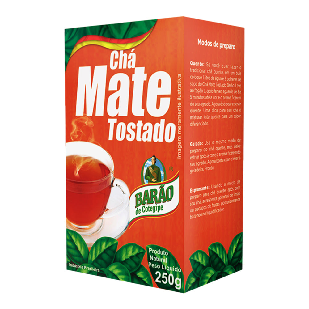 Barão Toasted Mate Tea Leaves 250g