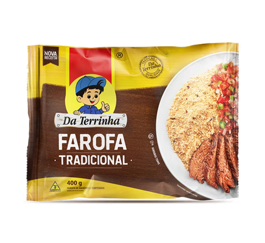 Da Terrinha Seasoned Cassava Flour "Farofa" 400g