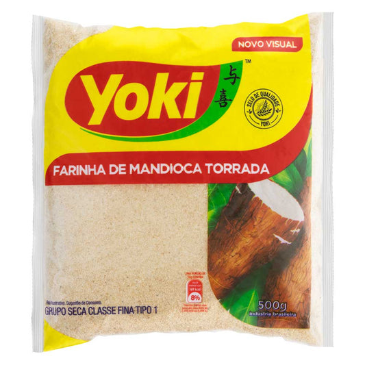 Yoki Toasted Cassava Flour "Farinha de Mandioca Torrada" 500g