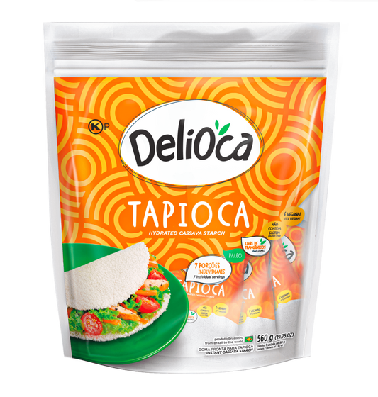 Da Terrinha Cassava Starch "Tapioca" Delioca Premium (Individual Pouch) 560g