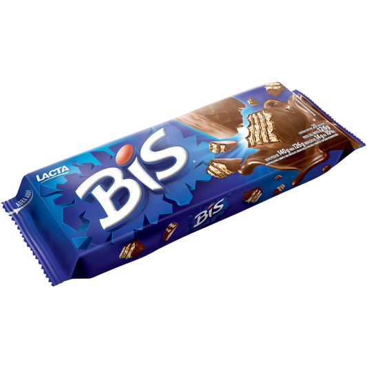 Lacta Bis Chocolate Wafer Biscuit 126g - close to expire