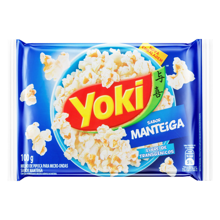 Yoki Microwave Popcorn Butter Flavor 100g