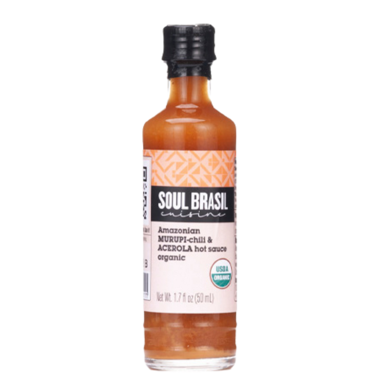 Soul Brasil Amazonian Murupi Chilli and Acerola Hot Sauce 50ml - USDA Organic - CLOSE TO EXPIRE