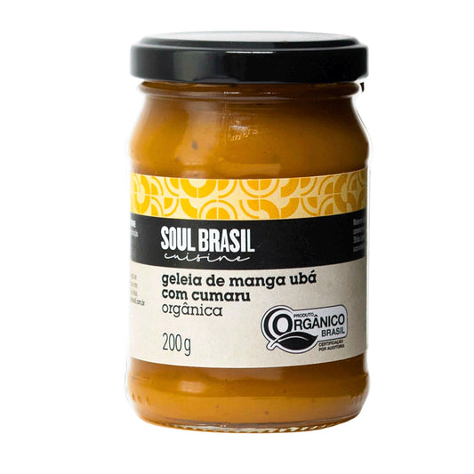 Soul Brasil Ubá Mango and Tonka Bean (Cumaru) Jam 200g - USDA Organic