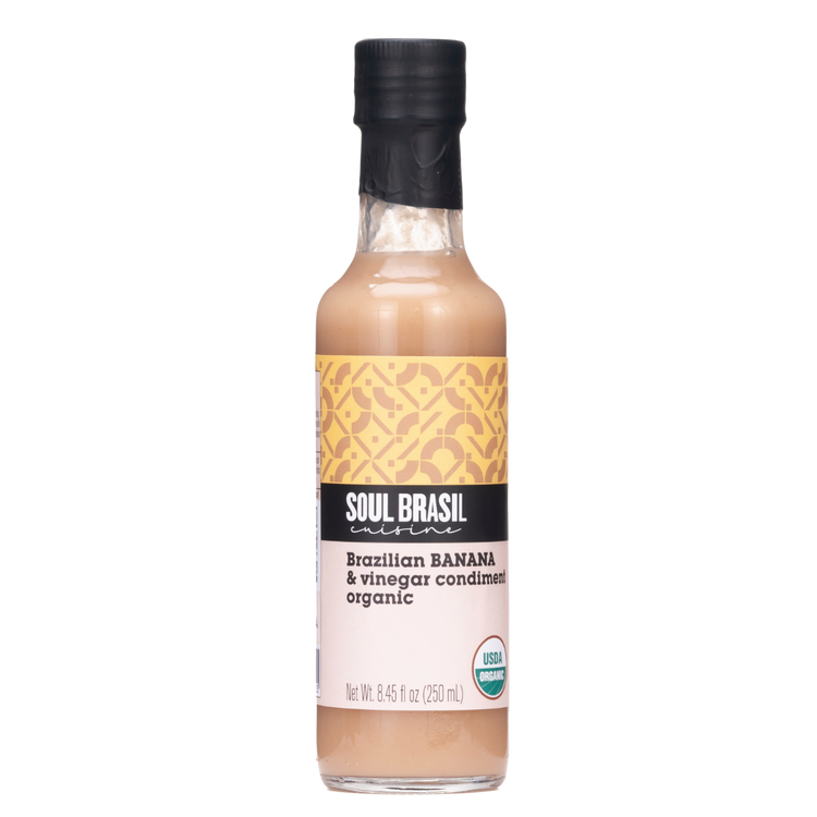Soul Brasil Banana Vinegar Condiment 250ml - USDA Organic
