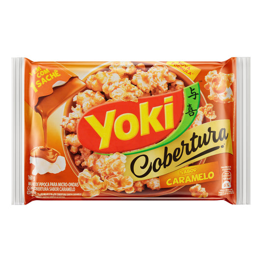 Yoki Microwave Popcorn Caramel Flavor 160g - close to expire